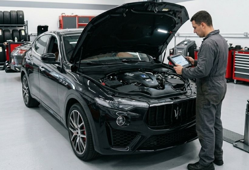 Maserati repair specialist workshop in Dubai