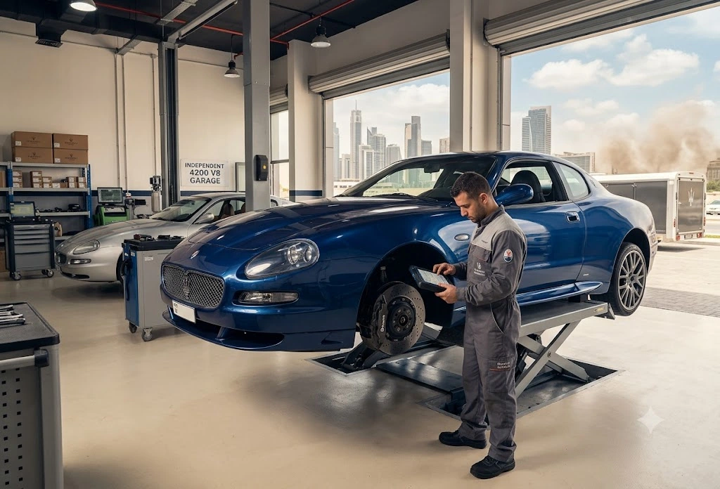 Maserati Coupé GranSport repair and servicing in Dubai