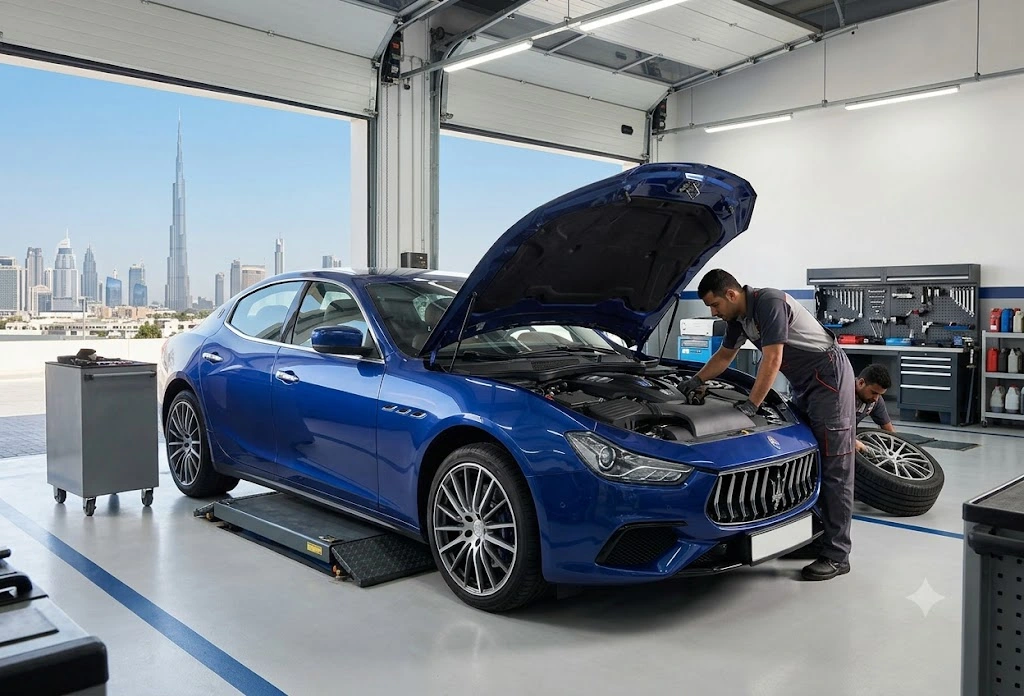 Maserati Ghibli repair specialist in Dubai