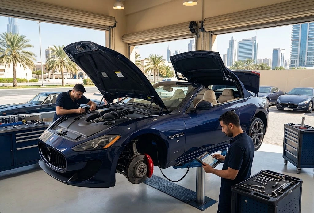 Maserati GranCabrio repair and service in Dubai