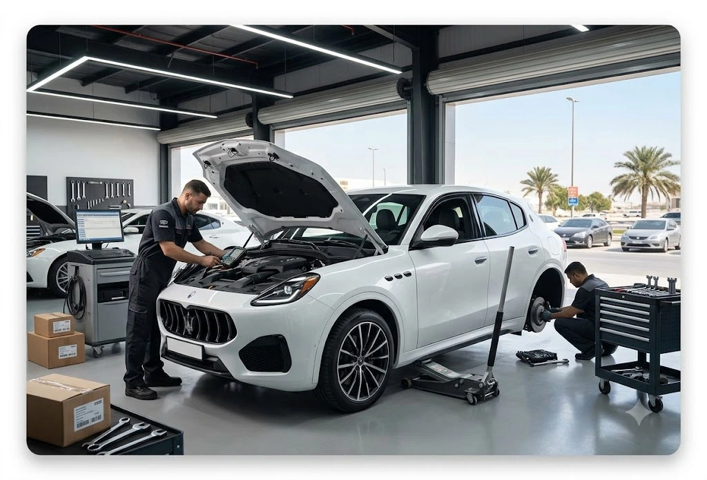 Maserati Grecale repair and service in Dubai by Maserati Repairs Dubai
