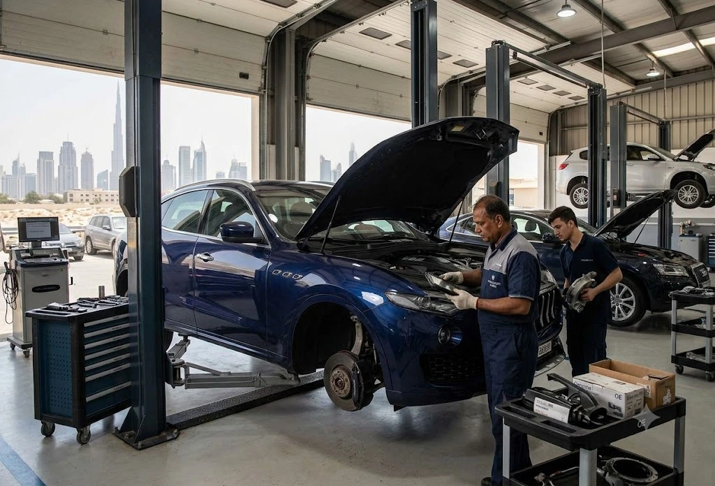 Maserati Levante repair and servicing in Dubai