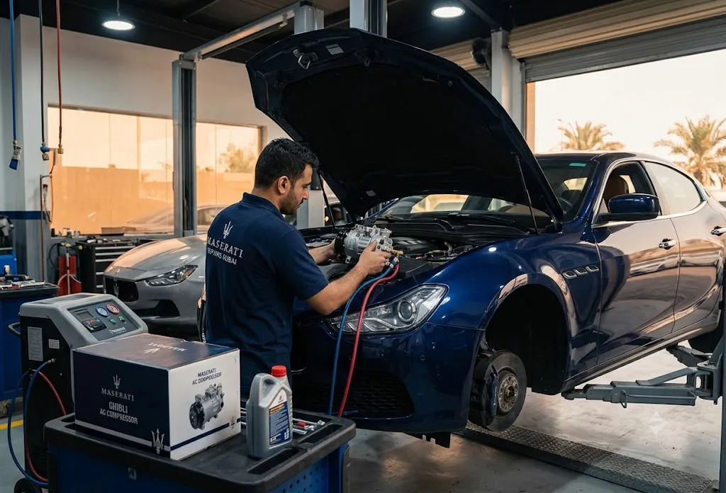 Maserati AC compressor replacement in Dubai