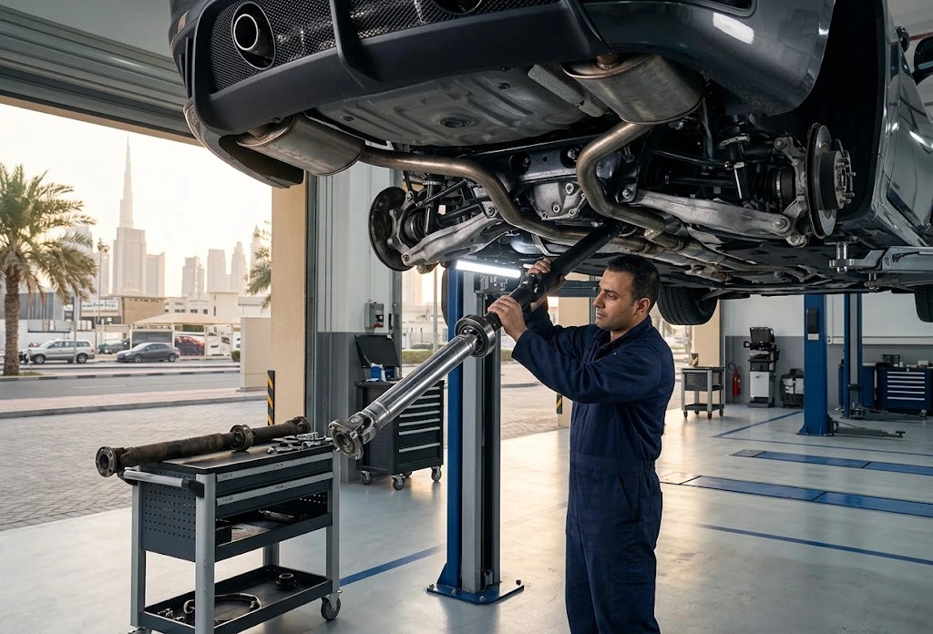Maserati driveshaft and propshaft repair specialist in Dubai
