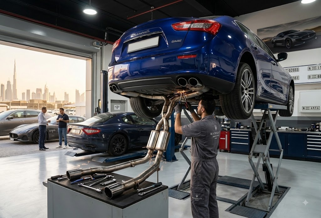 Maserati exhaust repair specialists in Dubai