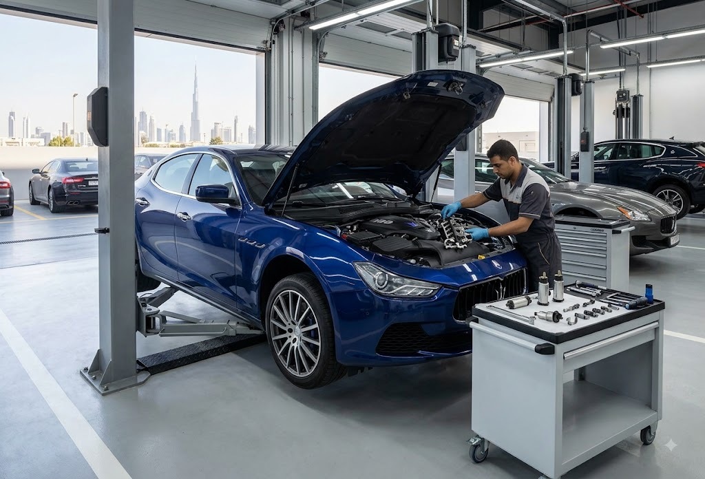 Maserati fuel pump and fuel system repair in Dubai