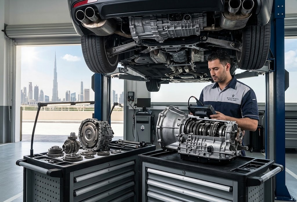 Maserati transmission and gearbox repair in Dubai