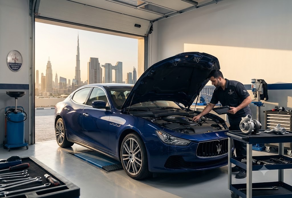 Maserati turbo repair specialist in Dubai