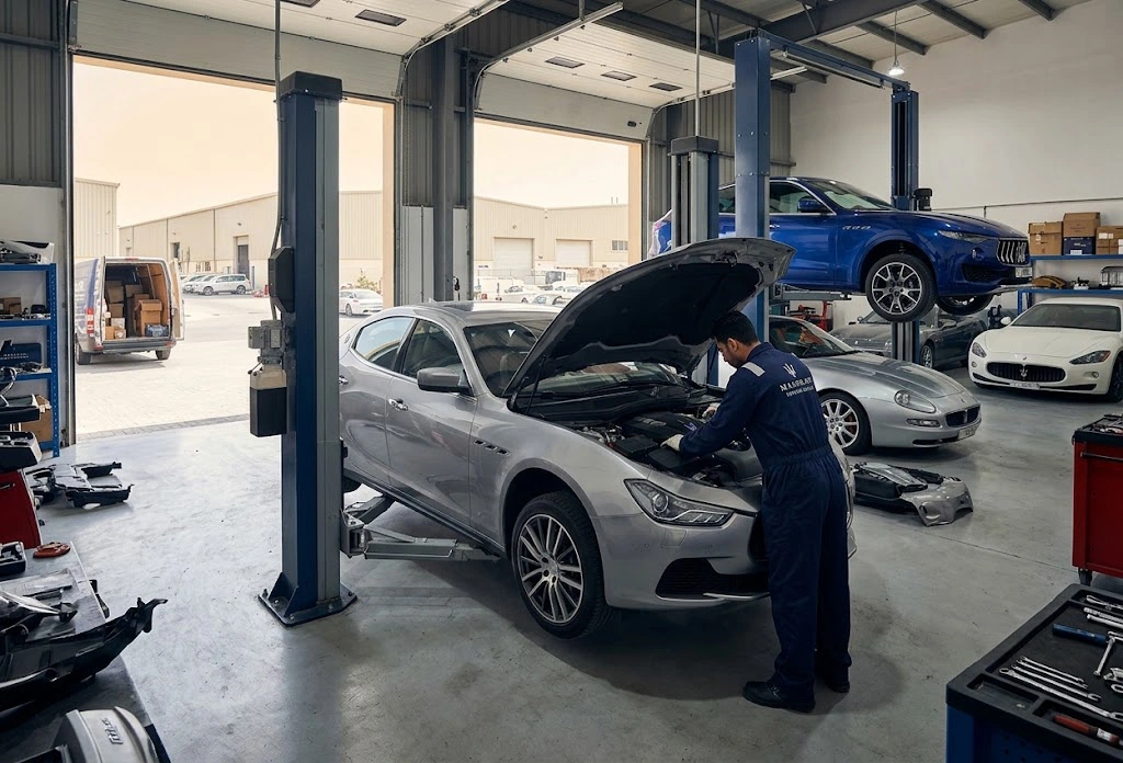 Maserati repair and service workshop for Al Quoz, Dubai