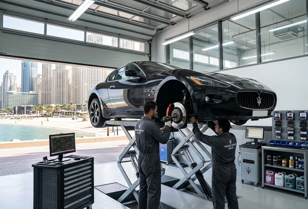 Maserati repair JBR by Maserati Repairs Dubai, independent Maserati specialist