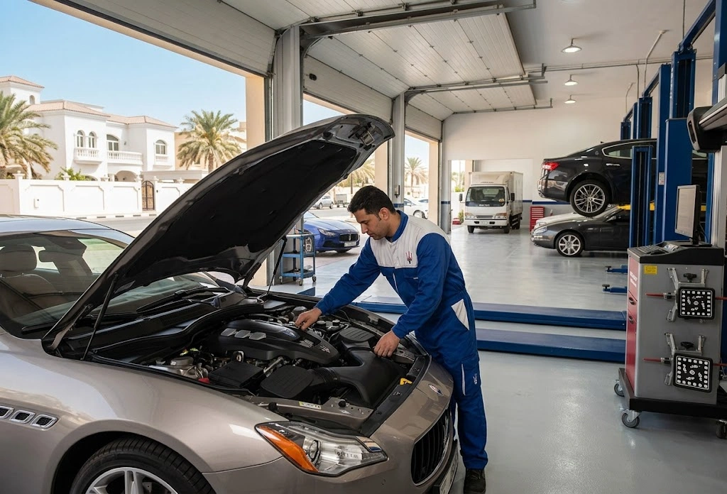 Maserati repair specialist workshop serving Jumeirah, Dubai
