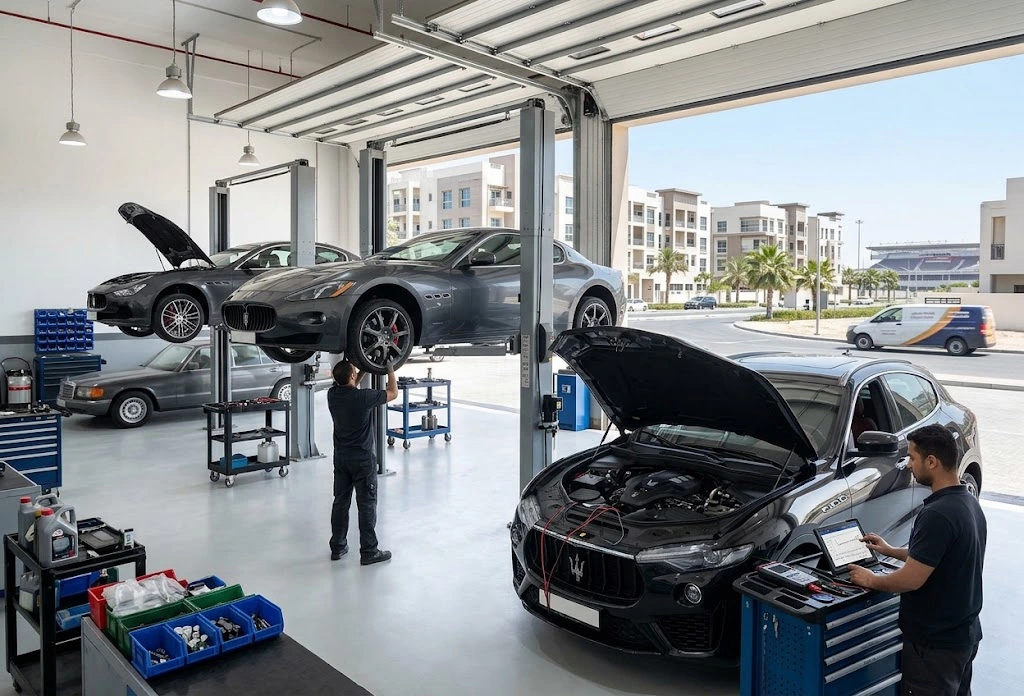 Maserati repair Motor City by Maserati Repairs Dubai